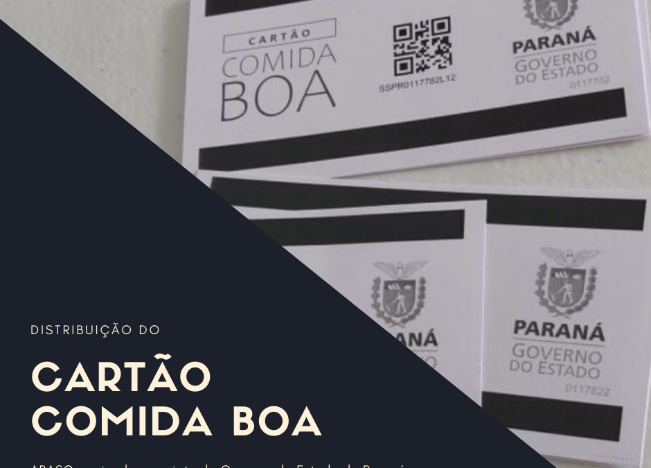 ABASC na distribuição do Cartão Comida Boa